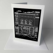 Load image into Gallery viewer, Saloon Parking – 5x7 BOMONSTER Greeting Card