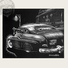 Load image into Gallery viewer, Custom Scratchboard Vehicle Portraits