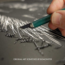 Load image into Gallery viewer, Custom Scratchboard Vehicle Portraits