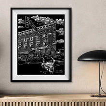 Load image into Gallery viewer, Signed 11x17" Old West Litho Art Print "Caddy Corner"