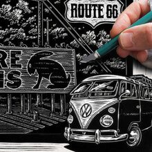 Load image into Gallery viewer, Here It Is – Limited Run Signed 11"x17" Scratchboard Lithograph