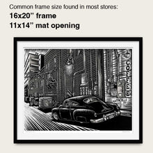 Load image into Gallery viewer, Signed 11x17" Kustom Kulture Litho Print "KUSTOM ALLEY"