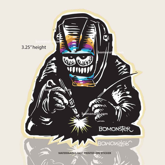 TIG Monster Welding Sticker