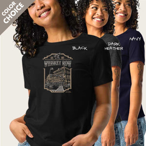 Women's Relaxed Tee Bella+Canvas "Whiskey Label"
