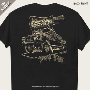 rat rod drag racing hearse chop shop by bomonster