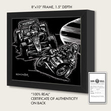 Load image into Gallery viewer, Original Formula 1 Art &quot;Formula For Speed #1&quot;