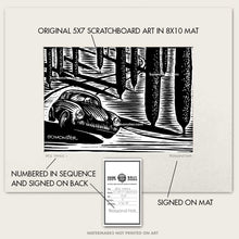 Load image into Gallery viewer, Original Porsche Art &quot;356 Trees #5&quot;