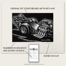 Load image into Gallery viewer, Original Dragster Art &quot;AAFD #3&quot;