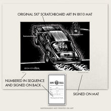 Load image into Gallery viewer, Original Drag Racing Art &quot;GO! #4&quot; Hemi Under Glass