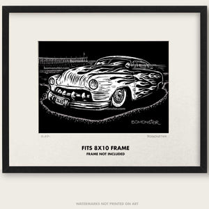 Original Custom Car Art "Sled #1"