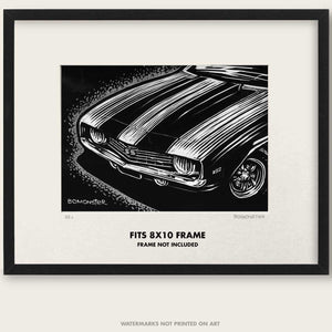 Original Chevy Camaro Art "SS #2"