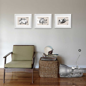 Winston's Drag Racing Art "Frenetic Fiat" Litho Mini Art Print