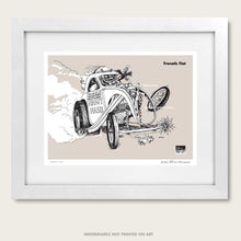 Load image into Gallery viewer, winston&#39;s drag art monster driving fiat gasser drag racer