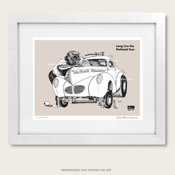 Winston's Drag Racing Art 