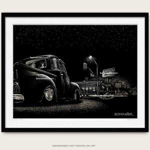 Original Lowrider Truck Art "Tito's Tacos"