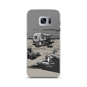 "Vintage Beach Trailer" Samsung Case