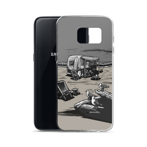 "Vintage Beach Trailer" Samsung Case