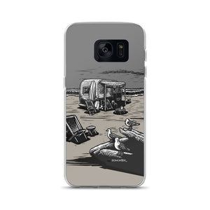 "Vintage Beach Trailer" Samsung Case